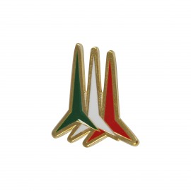 MAGNETE IN METALLO SMALTATO LOGO FRECCE TRICOLORI