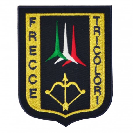 PATCH RICAMATA FRECCE TRICOLORI DA CUCIRE 75X100 MM