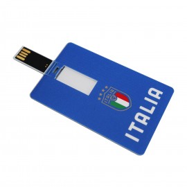 CHIAVETTA USB 16 GB CARD STAMPATA FIGC