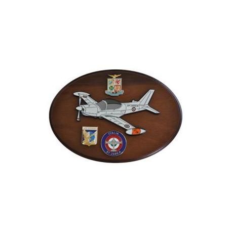 CREST ARALDICO AEREI SF.260EA AERONAUTICA MILITARE MIS CM 22,5 X 17,5