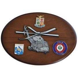 CREST ARALDICO AEREI HH-139A AERONAUTICA MILITARE MIS CM 22,5 X 17,5