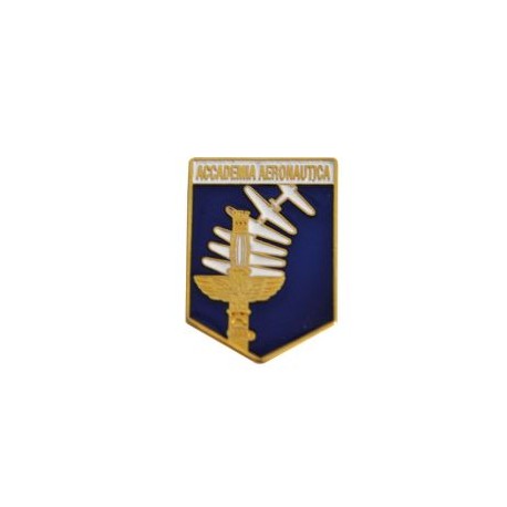 SPILLA DA DIVISA IN METALLO SMALTATO ACCADEMIA AERONAUTICA