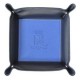 VUOTATASCHE SIMILPELLE FONDO BLU LOGO ARALDICO