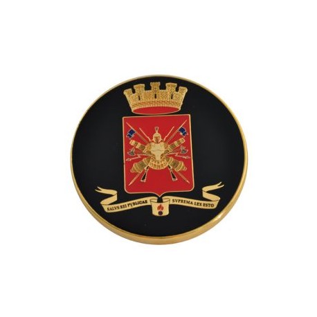 FERMACARTE IN METALLO SMALTATO ESERCITO ITALIANO ARALDICO