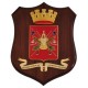 CREST ARALDICO CON STEMMA ESERCITO ITALIANO ARALDICO MIS CM 22,5 X 17,5