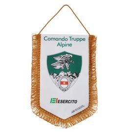 GAGLIARDETTO PENTAGONALE 35X25CM COMANDO TRUPPE ALPINE