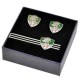 SET IN METALLO GEMELLI E FERMACRAVATTA COMANDO TRUPPE ALPINE