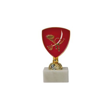 TROFEINO IN METALLO LOGO SMALTATO BRIGATA BERSAGLIERI GARIBALDI
