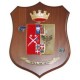 CREST ARALDICO CON STEMMA ACCADEMIA MILITARE MODENA MIS CM 22,5 X 17,5