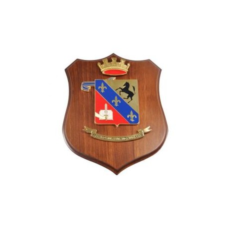 CREST ARALDICO CON STEMMA SCUOLA MILITARE NUNZIATELLA MIS CM 22,5 X 17,5 CREST ARALDICO CON STEMMA SCUOLA MILITARE NUNZIATELLA MIS CM 22,5 X 17,5