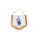 GAGLIARDETTO PENTAGONALE 14X12CM AMERIGO VESPUCCI