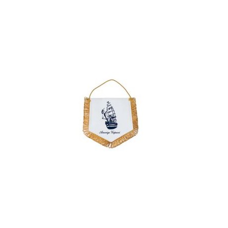 GAGLIARDETTO PENTAGONALE 14X12CM AMERIGO VESPUCCI