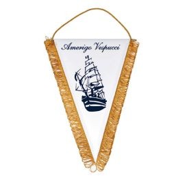GAGLIARDETTO TRIANGOLARE 28X20CM AMERIGO VESPUCCI