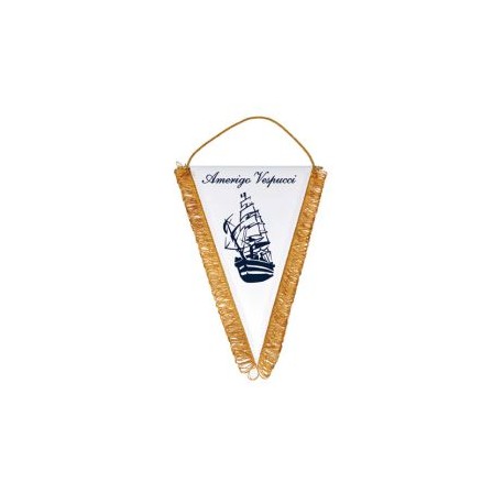 GAGLIARDETTO TRIANGOLARE 28X20CM AMERIGO VESPUCCI
