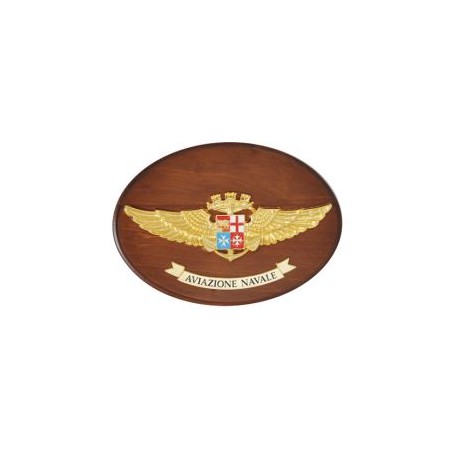 CREST ARALDICO CON STEMMA AVIAZIONE NAVALE MIS CM 22,5 X 17,5