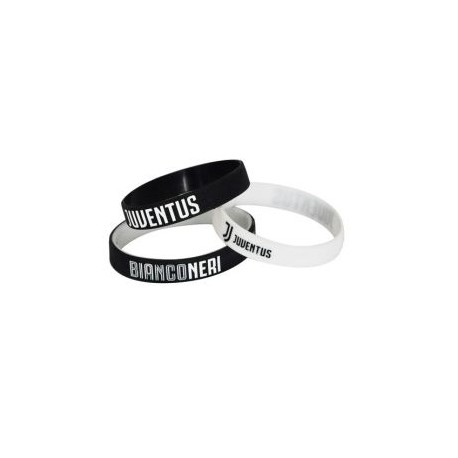 KIT 3 BRACCIALETTI IN SILICONE JUVENTUS