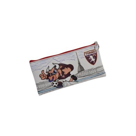 PORTAPENNE ECOPELLE MASCOTTE TORINO FC 20X9 CM