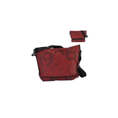 TRACOLLA ECOPELLE TORO LINEA 1906 TORINO FC 40X35 CM