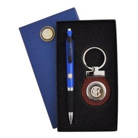 SET PENNA E PORTACHIAVI CON LOGO UFFICIALE INTER