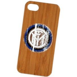 COVER IPHONE 5 5S LEGNO LOGO COLORATO INTER