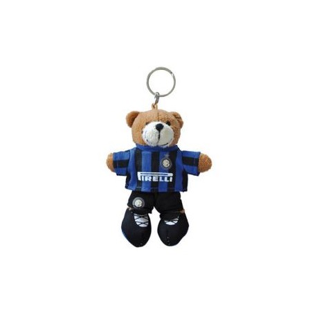 PORTACHIAVI ORSO MAGLIA SCRISCE INTER 9 CM