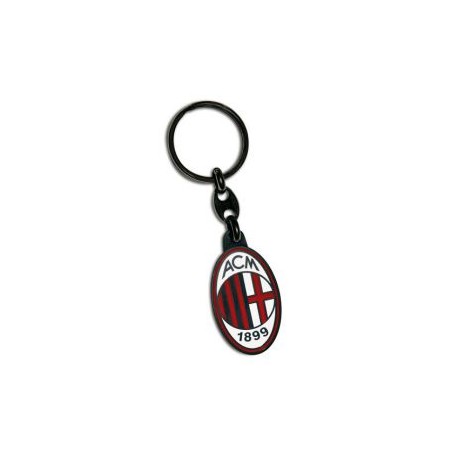 PORTACHIAVI IN METALLO SMALTATO LOGO UFFICIALE MILAN