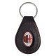PORTACHIAVI IN PELLE CON LOGO IN MTEALLO MILAN