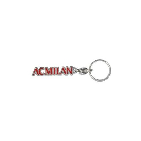 PORTACHIAVI SMALTATO SCRITTA AC MILAN