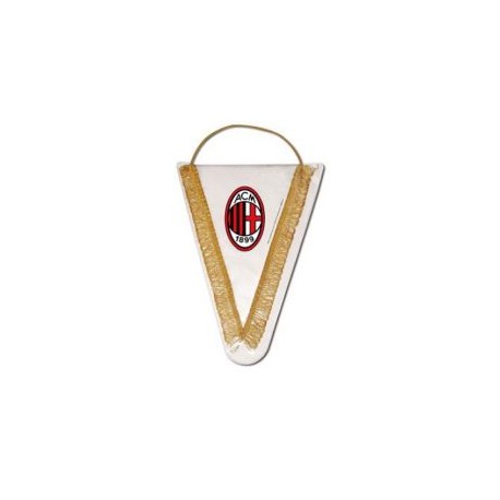 GAGLIARDETTO TRIANGOLARE GRANDE 35X25 CM LOGO UFFICIALE MILAN