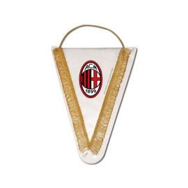 GAGLIARDETTO TRIANGOLARE MEDIO 20X28 CM LOGO UFFICIALE MILAN