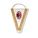 GAGLIARDETTO TRIANGOLARE PICCOLO 14X17 CM LOGO UFFICIALE MILAN