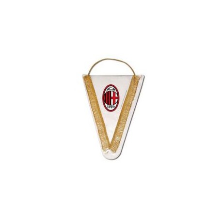 GAGLIARDETTO TRIANGOLARE PICCOLO 14X17 CM LOGO UFFICIALE MILAN