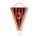 GAGLIARDETTO TRIANGOLARE GRANDE 25X35 CM LOGO UFFICIALE MILAN
