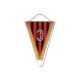 GAGLIARDETTO TRIANGOLARE MEDIO 20X28 CM LOGO UFFICIALE MILAN
