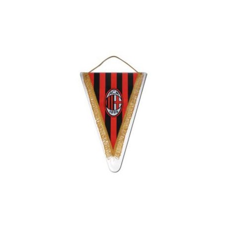 GAGLIARDETTO TRIANGOLARE PICCOLO 14X17 CM LOGO UFFICIALE MILAN