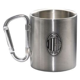 TAZZA IN ACCIAIO CON LOGO UFFICIALE INCISO MILAN