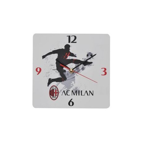 OROLOGIO DA PARETE IN PLEXIGLASS AC MILAN