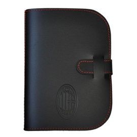 NOTES IN ECOPELLE NERA MILAN 17X12 CM FOGLI COLOR AVORIO