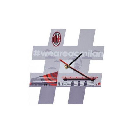 OROLOGIO DA PARETE IN PLEXIGLASS WEAREACMILAN