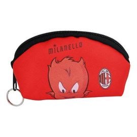 PORTAMONETE MEZZALUNA IN ECOPELLE LINEA MILANELLO MILAN