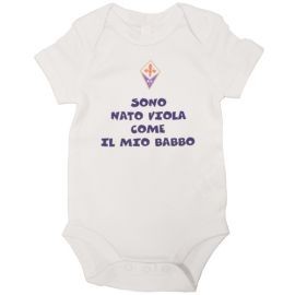 BODY BIMBO SONO VIOLA COME IL MIO BABBO DA 6 A 12 MESI