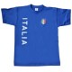 TSHIRT AZZURRA ADULTO SCRITTA ITALIA TAGLIA S FIGC