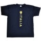 TSHIRT BLU ADULTO SCRITTA ITALIA TAGLIA M FIGC