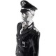 STATUETTA CARABINIERE IN RESINA ARGENTATA
