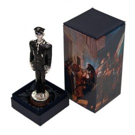 STATUETTA CARABINIERE IN RESINA ARGENTATA