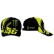 CAPPELLINO VR46 MONSTER REPLICA NERO