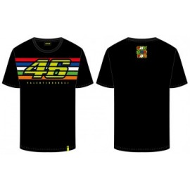T-SHIRT VR46 NERA TG.XXL