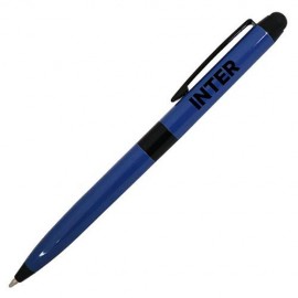 PENNA TOUCH AZZURRA PARTICOLARE NERO INTER IN ELEGANTE BOX REGALO