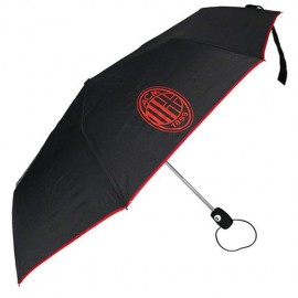 OMBRELLO TASCABILE NERO-ROSSO AC MILAN