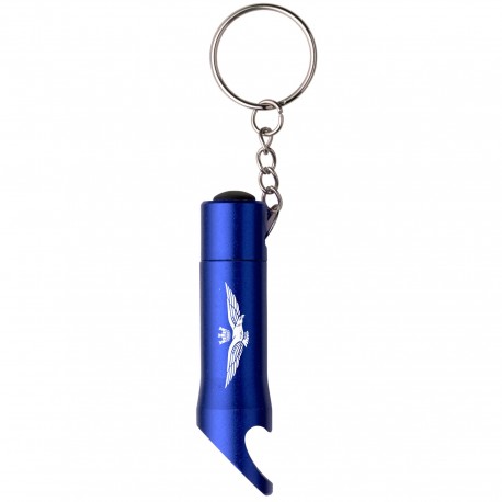 PORTACHIAVI,APRIBOTTIGLIA CON TORCIA A 3 LUCI LED